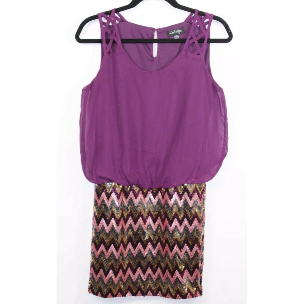 Love Reign Multi Sequin Party Cocktail Dress